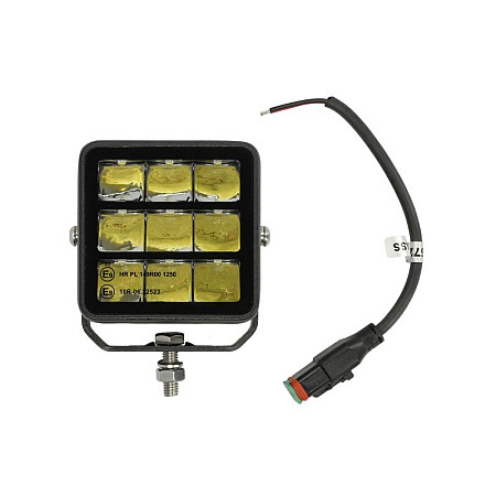 Far faza lunga Long-range light LED HP number of diodes: 9 power max: 45W voltage: 10/32V Approval ECE R149 waterproof shape Square length85mm width62mm height96mm M-TECH TUOLOWLBO144
