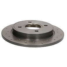 Disc frana Brake disc BREMBO Xtra 1pcs Drilled rear  L/R outer diameter 253 mm thickness 10 mm FORD FIESTA V FIESTA VI FOCUS I FOCUS I/KOMBI SCORPIO I SCORPIO II 1.0-2.9 08.82- BREMBO 08.4931.2X