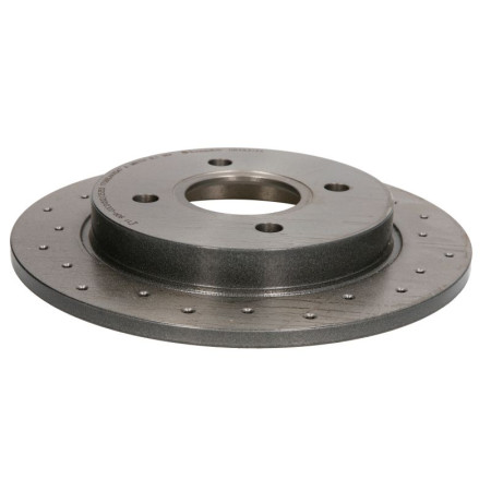 Disc frana Brake disc BREMBO Xtra 1pcs Drilled rear  L/R outer diameter 253 mm thickness 10 mm FORD FIESTA V FIESTA VI FOCUS I FOCUS I/KOMBI SCORPIO I SCORPIO II 1.0-2.9 08.82- BREMBO 08.4931.2X