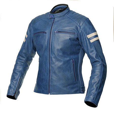 Jachete din piele Jackets touring SPYKE MILANO LADY 2.0 colour blue size 44 SPYKE 110345/10040/44