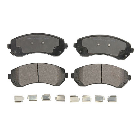 Set placute de frana Fata EN no ECE R90 certification BUICK RENDEZVOUZ CHEVROLET TRANS SPORT VENTURE PONTIAC AZTEK MONTANA 3.4/3.5 04.98-12.06 USA PMD844AT