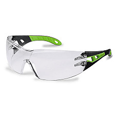 Protectia ochilor si fetei Protective glasses with temples uvex pheos UV 400 lens colour: transparent stadards: EN 166 EN 170 colour: Black/Green UVEX 9192.225