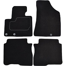 Covoras podea textil Floor mats Velours 4 pcs front/rear set colour neagra HYUNDAI SANTA FE II 03.06-12.12 Off-road / SUV 5 places MAMMOOTH MMT A041 HYU160 PRM 01