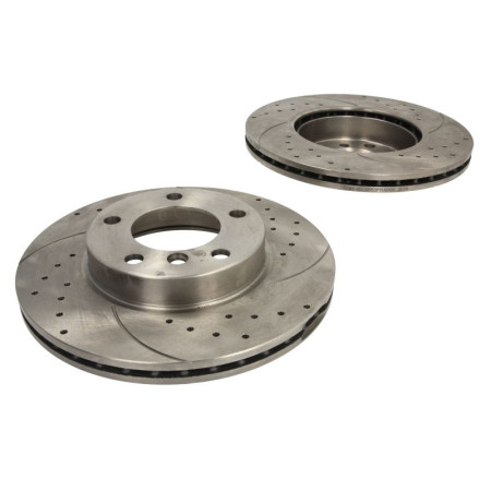 Disc frana de performanta High-efficiency brake disc SPEEDMAX Ventilated Cut-Drilled front  L/R outer diameter 286 mm thickness 22 mm 2pcs BMW 3 E36 3 E46 Z3 E36 Z4 E85 1.6-2.8 09.90-02.09 SPEEDMAX 5201-01-0553PTUOTUV