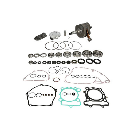 Set reparare de arbore cotit Kit reparatie motor tlok STD un set garnituri cu rulment cutie viteze piston pompa apa si kit KAWASAKI KX 250 2011 2013 CHEIE RABBIT WR101 043