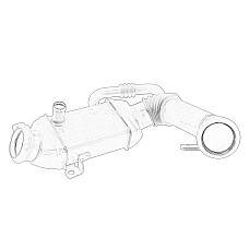 Radiator, recirculare gaze de esapament EGR valve exhaust gases radiator FIAT DUCATO 2.3D 04.15- OE FIAT 5802131785