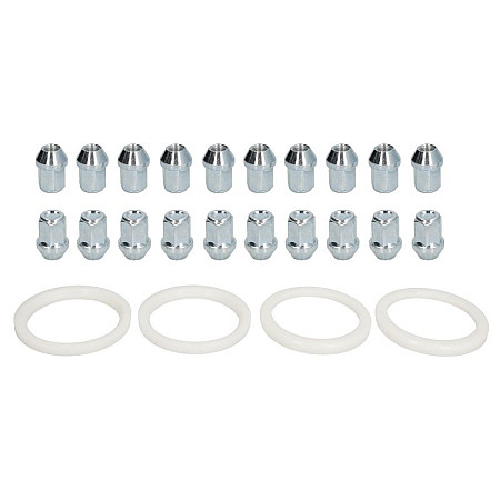 Trusa de montare a jantei de aliaj Fitting kit P 76x601 N M12x125 K19 CLOSED 1 kit / 4 wheels - B/N qty 20 MAK MAK 8000000702