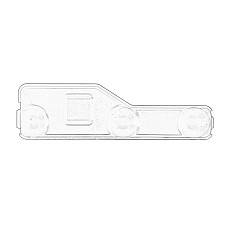 Elemente iluminare Rear lamp element L cover OE ISUZU ISU8941292744