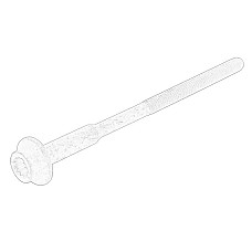 Surub, suport injector surub injector de combustibil M6 lungime 105mm SEAT IBIZA IV IBIZA IV SC IBIZA IV ST SKODA FABIA II ROOMSTER ROOMSTER PRAKTIK VW POLO POLO V 1.2D 10.09- OE VW WHT 004 710