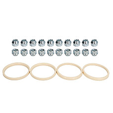 Trusa de montare a jantei de aliaj Fitting kit O 76x671 N M12x15 K19 OPEN 1 kit / 4 wheels - B/N qty 20 MAK MAK 8000000720