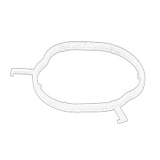 Garnitura termostat Cooling system stub-pipe gasket 54.8X42.8X4.6mm AUDI A1 A3 Q3 TT SEAT ALHAMBRA ALTEA ALTEA XL IBIZA IV IBIZA IV SC IBIZA IV ST LEON TOLEDO IV SKODA FABIA II 1.2D/1.6D/2.0D 05.03- OE VW 038 121 688B