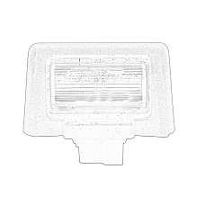 Bec, iluminare numar circulatie Licence plate lamp  FORD TRANSIT / TOURNEO CONNECT II 09.13-11.17 OE FORD 1807855