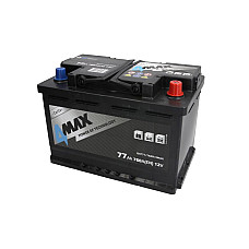 Acumulator Pornire Acumulator 4MAX 12V 77Ah/760A R+ borna standard 278x175x190 B13 - flansa de montare 10.5 mm pornire 4MAX BAT77/760R/4MAX