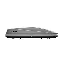 Cutie pavilion Roof box Touring L way of opening: from both sides colour: titanium capacity: 420 l 196x78x43 cm 4-6/3-4 payload: 50 kg weight: 15 kg. THULE 6974 adapter required for SlideBar bars THULE 63 THULE THU 634800