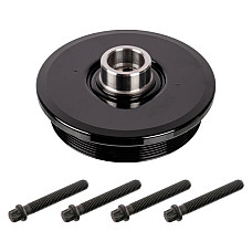Fulie curea, arbore cotit Crankshaft pulley BMW 1 F20 1 F21 2 F22 F87 3 F30 F80 3 F31 3 GRAN TURISMO F34 4 F32 F82 4 F33 F83 5 F10 5 F11 X1 E84 X5 F15 F85 2.0D 10.09- SWAG SW33101079