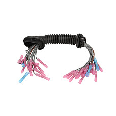 Set de reparat cabluri, haion Fir de cablu pentru capacul portbagajului 350mm numar pini: 15 cu capac Dreapta FORD GALAXY I GALAXY II SEAT ALHAMBRA VW SHARAN 1.8D-2.8 01.97-06.15 SENCOM SEN1512512SC