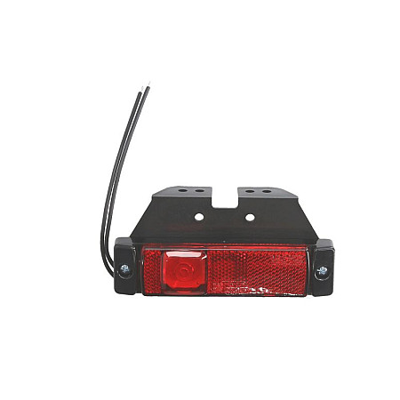 Lampa gabarit marcator lampa a fost dreptunghiulare rosu condus de la balama 12-24V WAS 221Z W45