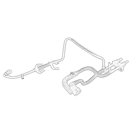 Conducta alimentare cu combustibil Fuel hose supply/drain CITROEN JUMPER II FIAT DUCATO PEUGEOT BOXER 04.06- OE FIAT 504373673