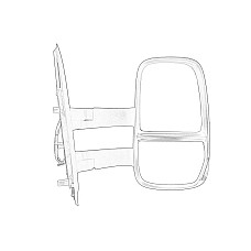 Oglinda exterioara Oglinda laterala Dreapta OE IVECO 5802029798