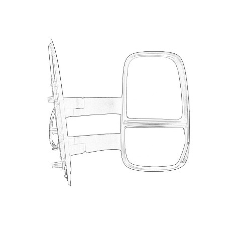 Oglinda exterioara Oglinda laterala Dreapta OE IVECO 5802029798