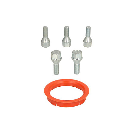 Trusa de montare a jantei de aliaj Fitting kit FZ21 74.1-63.4 B C17D30 60 cone M14x15 L30 1 kit / 1 wheel - 5 holes ITWHEELS ITW49080