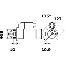Electromotor 12V 32kW ZETOR 10000 7000 8000 9000 FORTERRA MAJOR PROXIMA TCD2.9L4-Z8002.1134 LETRIKA MS 34