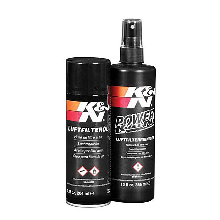 Solutie de curatat/solvent K &amp; N KIT PENTRU CURATAREA si se filtreaza INTRETINERE un aer mai curat Filtru - 355ml filtru de aer Ulei Spray - 192ml K&amp;N 99-5003EU