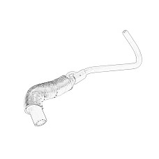 Cuplaj conducta lichid racire Cooling system pipe return CHEVROLET CRUZE OPEL ADAM ASTRA J ASTRA J GTC CASCADA CORSA D CORSA E INSIGNIA A MERIVA B MOKKA / MOKKA X ZAFIRA C 1.4/1.4LPG 12.09- OE OPEL 08 60 158