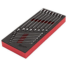 Unelte (inserturi) pentru carucioare Toolkit 15 pcs combination wrenches MILWAUKEE 4932479827