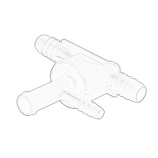 Supapa control,admisie aer Secondary air valve ejector AUDI A4 B5 A4 B6 A4 B7 SEAT EXEO EXEO ST 1.6/2.0 07.00-09.10 OE VW 06B 133 753C