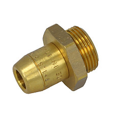 Cap de cuplare TEKALAN fitting straight M22x15 outer wire 9x15 metal quantity per packaging: 1pcs SIRIT 2800090602215
