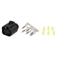 Set pentru reparat cabluri, senzor clapeta Mufa de metalica numar pini: 6 Kit reparare AUDI A4 B5 A4 B6 VW GOLF IV 11.94-12.04 SENCOM SENCS-20472
