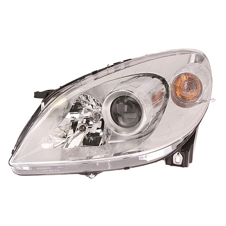 Far Lampa frontala Stanga halogen H7/H7/W5W electric cu motor culoare insert: cromat MERCEDES B SPORTS TOURER W245 MAGNETI MARELLI 710301247201