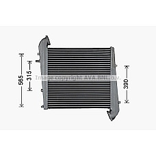 Intercooler, compresor intercooler SCANIA 3 BUS DS11.34-DSC11.81 01.88- HIGHWAY 20045005HW