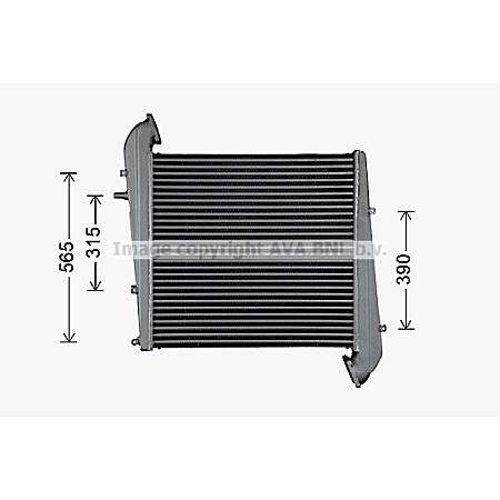 Intercooler, compresor intercooler SCANIA 3 BUS DS11.34-DSC11.81 01.88- HIGHWAY 20045005HW