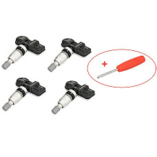 Senzor, sistem de control al presiunii pneuri TPMS wheel air sensor HAMATON EU-PRO Hybrid 35 4pcs universal programmable with aluminium valve 433 MHz EUROPE requires programming promotion with screwdriver 0.45Nm HAMATON HAM-HTS-A68BM/4 MKT