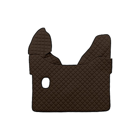 Covor compartiment picioare Covorase Auto F-CORE pentru tunelul central cantitate in set 1 szt. material - piele matlasata eko culoare - maro pentru transmisie manuala DAF XF 105 XF 106 10.12- F-CORE F-CORE RH26 BROWN