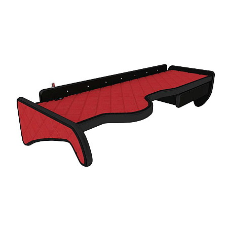 Raft interior cabina ofer Raftul cabinei cabina ingusta M L XL LX XLX lung Panou LED lumina alba sertar suplimentar sub blatul mesei lung culoare: rosu serie: ELEGANCE MAN F-CORE F-CORE FT21 RED