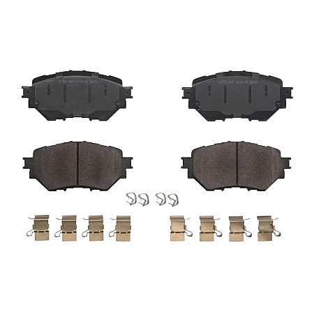 Set placute de frana Fata EN no ECE R90 certification MAZDA 3 2.0/2.5 07.13- USA PMD1759AT S