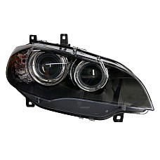 Far Lampa frontala Dreapta LED/bi-xenon D1S/H8/LED/PSY24W electric cu motor bec BMW X5 E70 X6 E71 E72 02.07-06.14 HELLA 1EL009 644-621