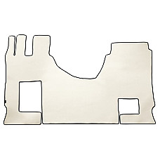 Covor compartiment picioare F-CORE convertible passenger seat on the whole floor quantity per set 3 szt. material - eco-leather plain colour - champagne wide cabin 250 cm MERCEDES ACTROS MP4 / MP5 07.11- F-CORE F-CORE SM43 CHAMP