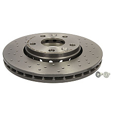 Disc frana Brake disc BREMBO Xtra 1pcs Drilled front  L/R outer diameter 280 mm thickness 24 mm DACIA DUSTER DUSTER/SUV NISSAN JUKE TERRANO TOWNSTAR 1.0-Electric 10.07- BREMBO 09.A727.1X