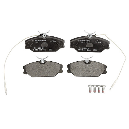 Set placute de frana Fata RENAULT 25 ESPACE II LAGUNA I MEGANE I MEGANE I CLASSIC MEGANE I COACH MEGANE SCENIC SAFRANE I SAFRANE II SPORT SPIDER 1.4-3.0 06.87-08.03 BOSCH 0 986 461 765
