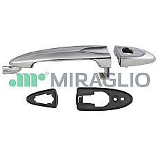 Maner usa Fata Stanga extern cu gaura pentru incuietoare gri LANCIA YPSILON 1.2-1.4LPG 10.03-12.11 MIRAGLIO 80/621