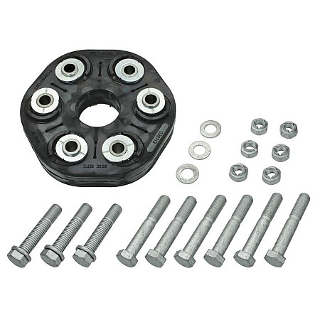 Articulatie, cardan Cuplarea elastica a arborelui elicei din fata diametru exterior 155mm Automat/Manual BMW 3 E46 5 E39 7 E38 7 E65 E66 E67 X3 E83 2.0D-4.4 08.98-08.08 MEYLE 314 152 2106/HD