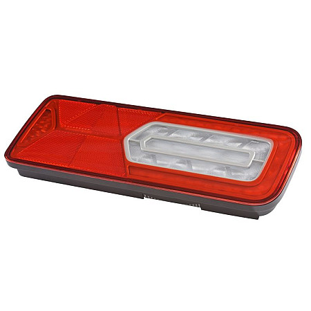 Stop spate Rear lamp R LC12T LED 24V with indicator with fog light reversing light with stop light parking light triangular reflector  SCHMITZ VIGNAL VAL161010