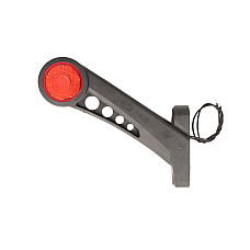 Lampa gabarit Outline marker lights L Red/White LED 12/24V WAS 893L W77.3STAR