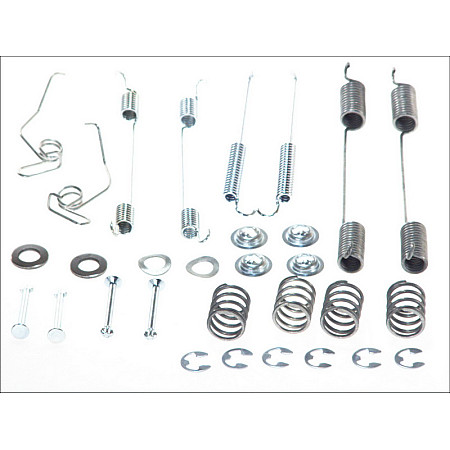 Set accesorii, sabot de frana Set de montaj pantofi de frana LUCAS FORD P 100 II TRANSIT 1.6-2.5D 11.77-12.92 QUICK BRAKE QB105-0642