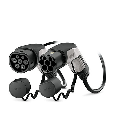 Cablu de incarcare, vehicul electric EV charging cable straight CHARX Connect phases quantity: 1 plug type: 2 5m 37kW 20A 25mm neagra/grey with protective plugs DS DS 7 DS 9 2ZR-FXE-RHCDW10CTED4 10.83- PHOENIX CONTACT PHX1627982