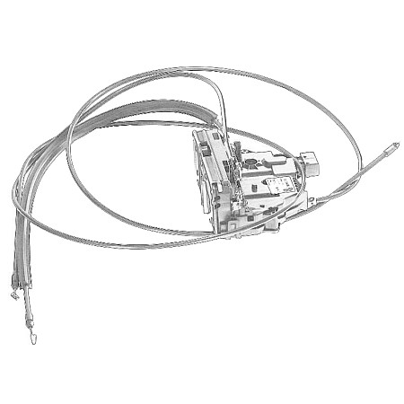 Incuietoare usa Dreapta cu cabluri bowden mijloc super blocare CITROEN JUMPER II FIAT DUCATO PEUGEOT BOXER 04.06- OE FIAT 1361334080